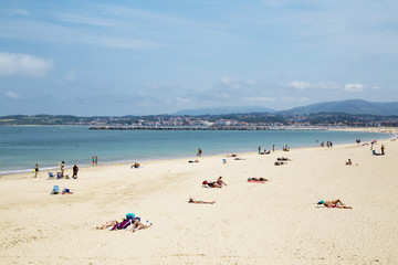 スペイン・バスク地方、オンダビリア(Hondarribia)の海岸