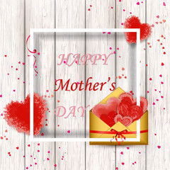 Happy Mothers Day. Vector illustration