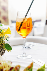 cocktail on the table