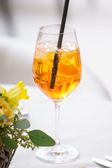 cocktail on the table