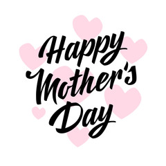 Happy Mothers Day lettering