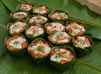 steamed fish with curry paste