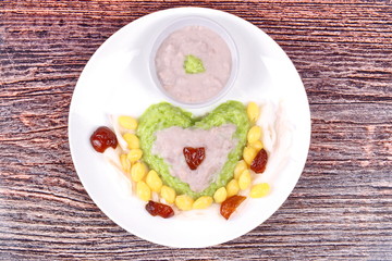 Neal ginkgo (Heart shape) for Chinese celebration and good life