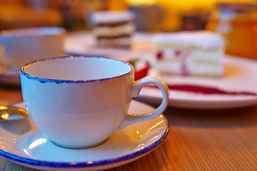 cup of tea, confectionery, sweet cakes background