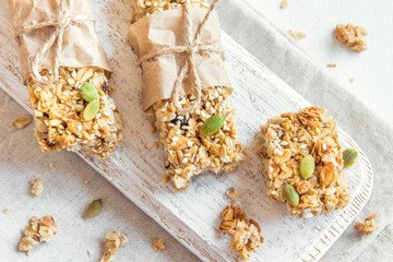 homemade granola bars