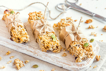 homemade granola bars