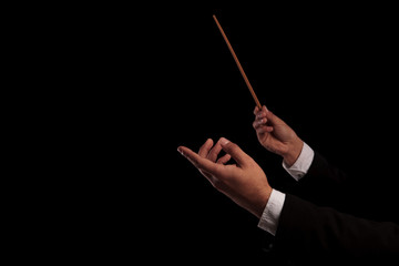 conductor conducting an orchestra © Viorel Sima