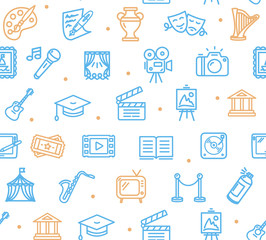 Culture and Creative Fine Art Background Pattern. Vector