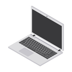 Isometric icon of a Laptop