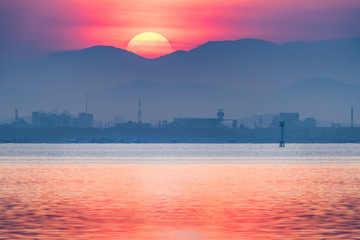 Sunrise morning at Penang