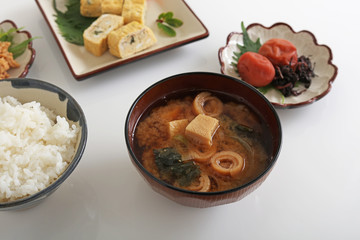 おいしそうな和風朝食
