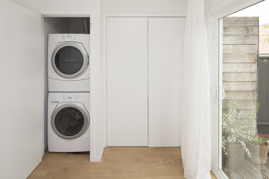 Stacked Washer And Dryer Design Ideas