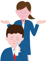 女子高校生と男子高校生のトラブル