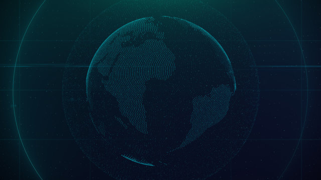 Abstract futuristic digital technology background - Powered by Adobe
