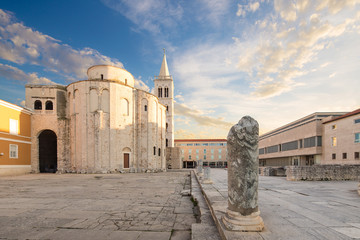 St.Donatus church on the Roman Forum in Zadar. Croatia