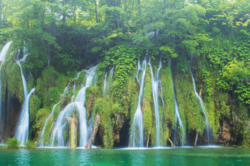 Plitvice lakes park in Croatia.