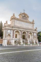 Rome, Italy. Fountain of Acqua Paola on the Janiculum hill, 1612