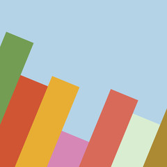 Abstract minimal geometric background, strips shapes design