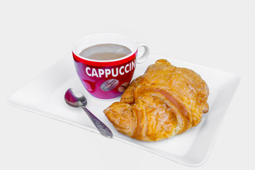 Breakfast, Coffee Cup, Continental Breakfast, Drink, Espresso