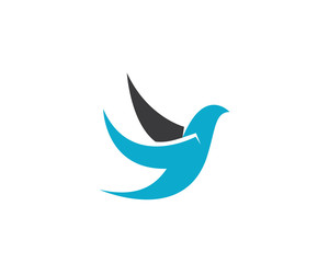 Obraz na płótnie Canvas Bird dove logo