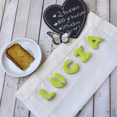 Deliciosas galletas personalizadas recubiertas de fondant.