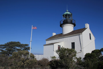 Cabrillo lighthouse at Point Loma