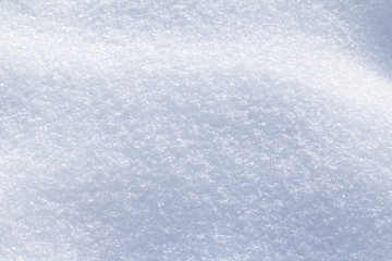 Fresh snow as a white background