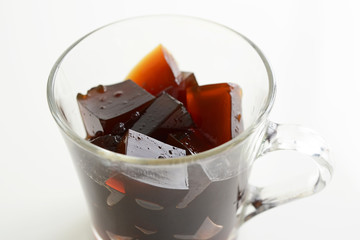 おいしそうなコーヒーゼリー