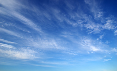 blue sky and clouds