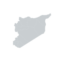 Obraz premium Syria Regions Map