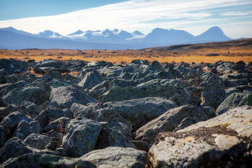 Obraz premium Sarek Bergpanorama