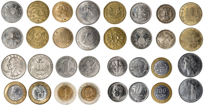 Big Coin Set, Isolated