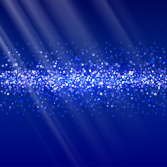 Glitter and bright sand, dark background. Colored sparkles, shiny texture,. Excellent for your greeting cards, luxury invitation, advertising, certificate. Template for vip banners or card