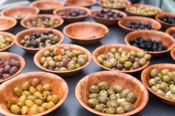 Assortment of olives