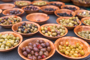Assortment of olives