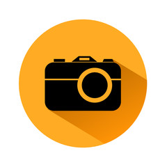Camera icon. Logo.
