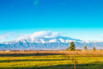 the top of the mountain 