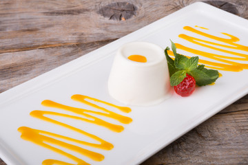 Indian dessert on plate