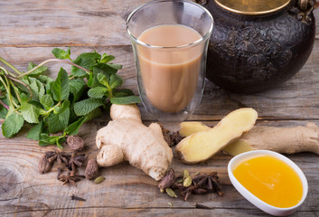 Indian masala tea