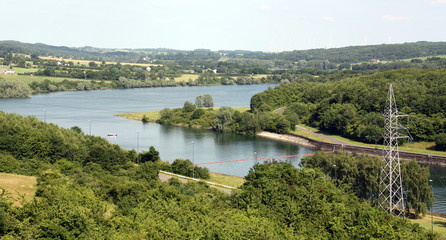 Fototapeta na wymiar View to the reservoir 