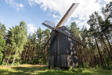 Fototapeta na wymiar Etnic windmill