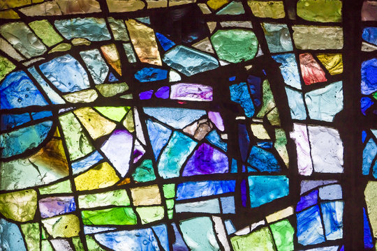 Vitrail comm&eacute;moratif de la mer