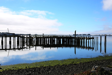 Old pier in California, USA