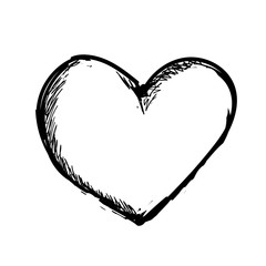Illustration vector heart art.
