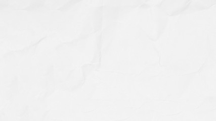 Crumpled white paper texture background for business, education and communication concept design.