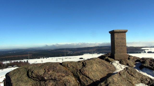 winter auf dem hirtstein