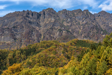 紅葉の戸隠山