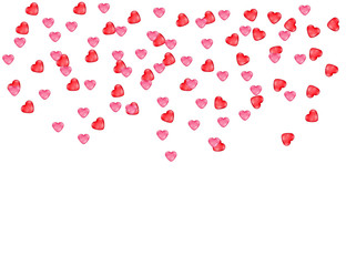 Valentine's day Background with colorful Hearts