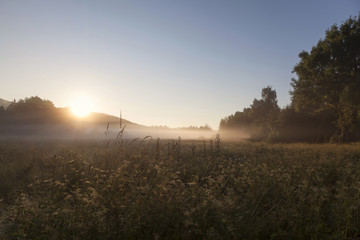Landschaft in Kaernten, Oesterreich
