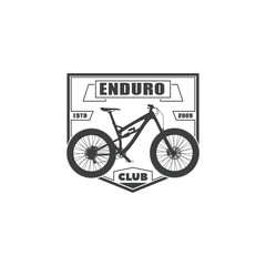Vector illustration of the logo "Enduro club".